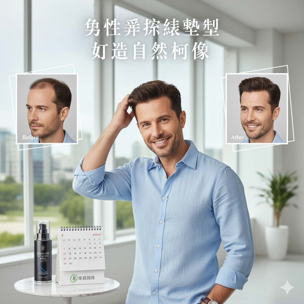 男性髮際線塑型打造自然形象