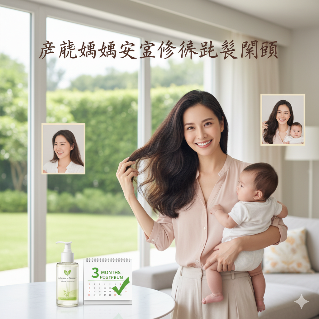 產後媽媽成功修復脫髮困擾